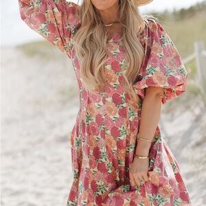 Ivy City Co Leah Floral Dress